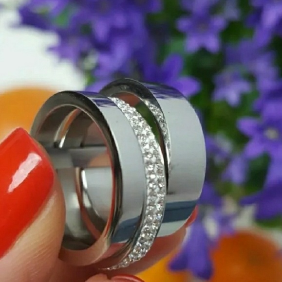 NWT Stainless Steel Ring Size 6 - Picture 7 of 8